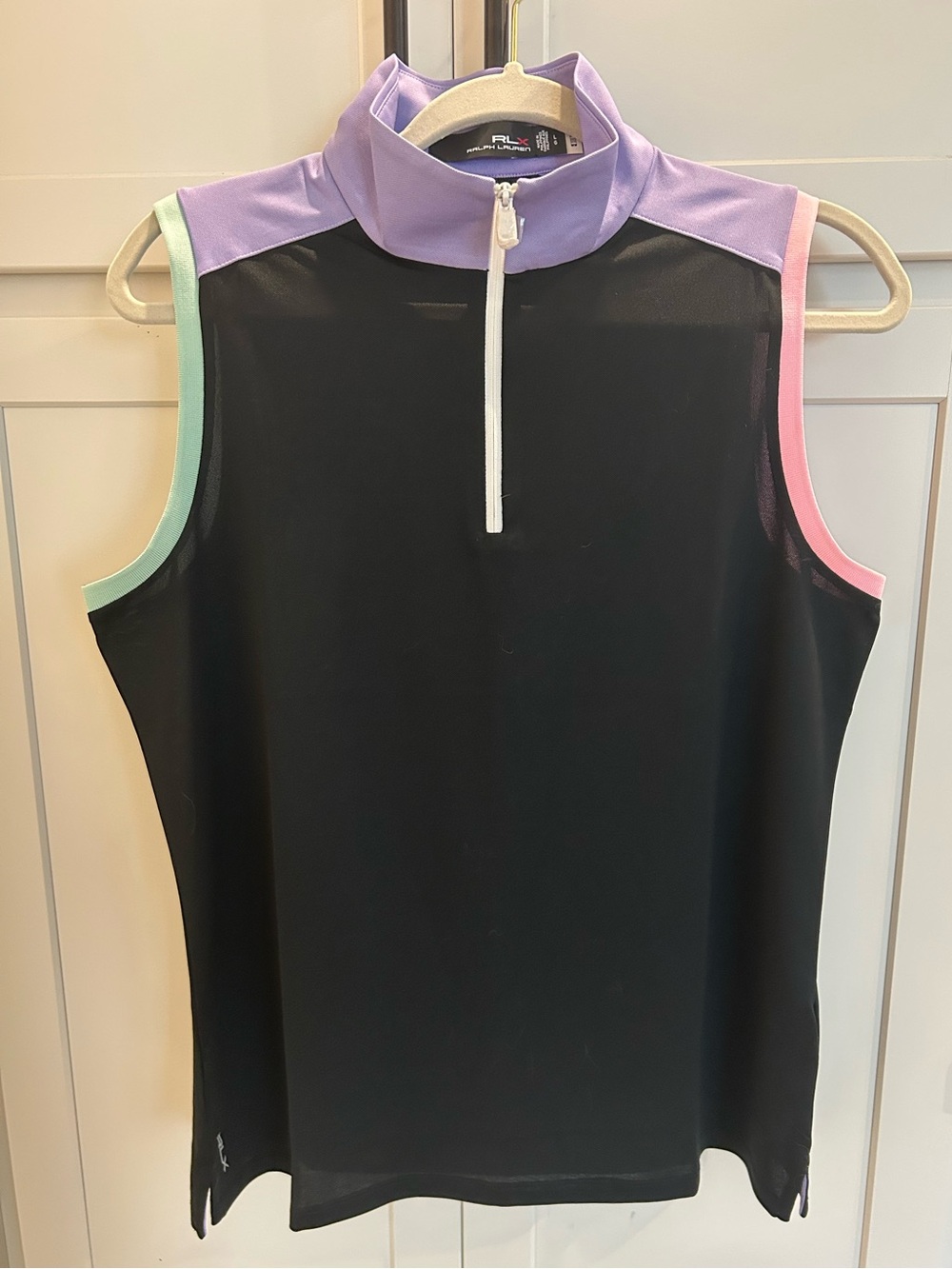 Ralph Lauren RLX Lavender and Black Sport Polo